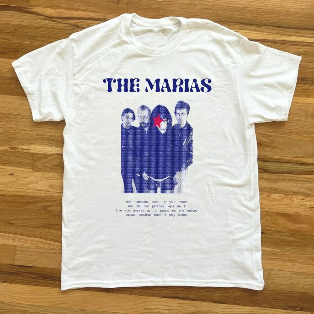 Style The Marias White Unisex T-Shirt